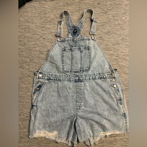Gap Denim Short Overalls